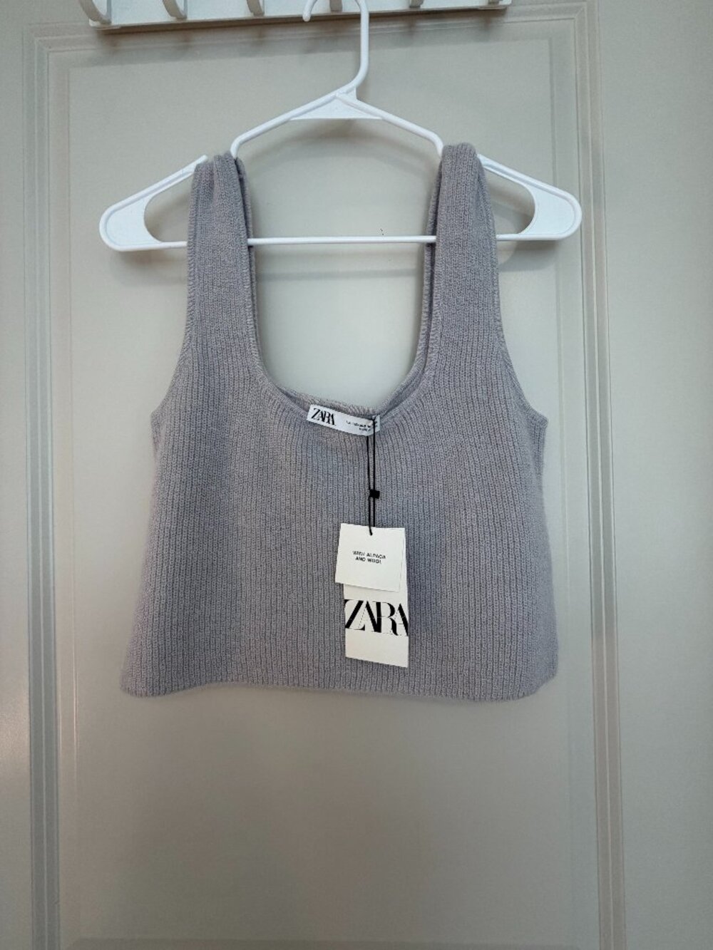 Gray Sweater Tank, XS/S